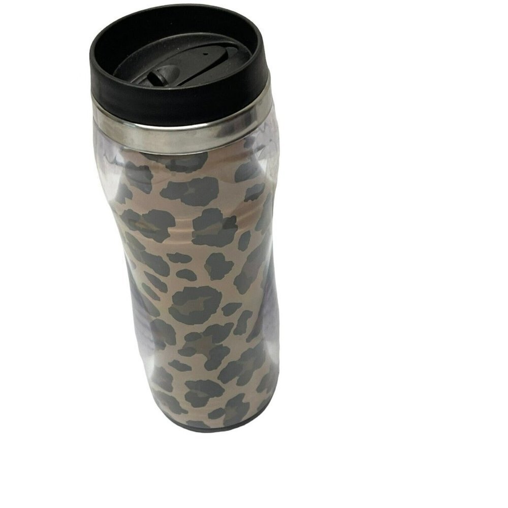 Cook’s Tools Leopard Print  Travel Mug With Lid